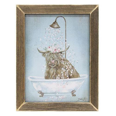 Highland Flower Shower Framed Print - The Fox Decor